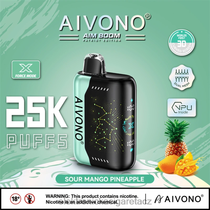 kyselý mango ananas