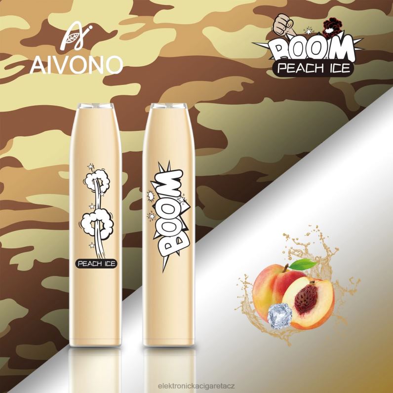 Aivono AIM BOOM 600 broskvový led TXXPF362 - Elektronická Cigareta Do Letadla