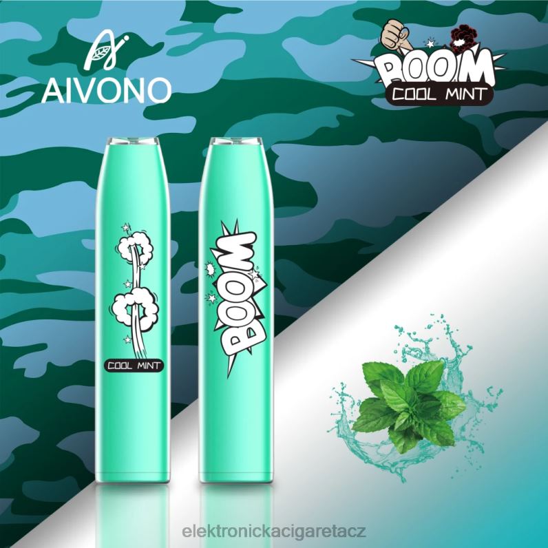 Aivono AIM BOOM 600 chladná máta TXXPF357 - Elektronická Cigareta Na Liquid