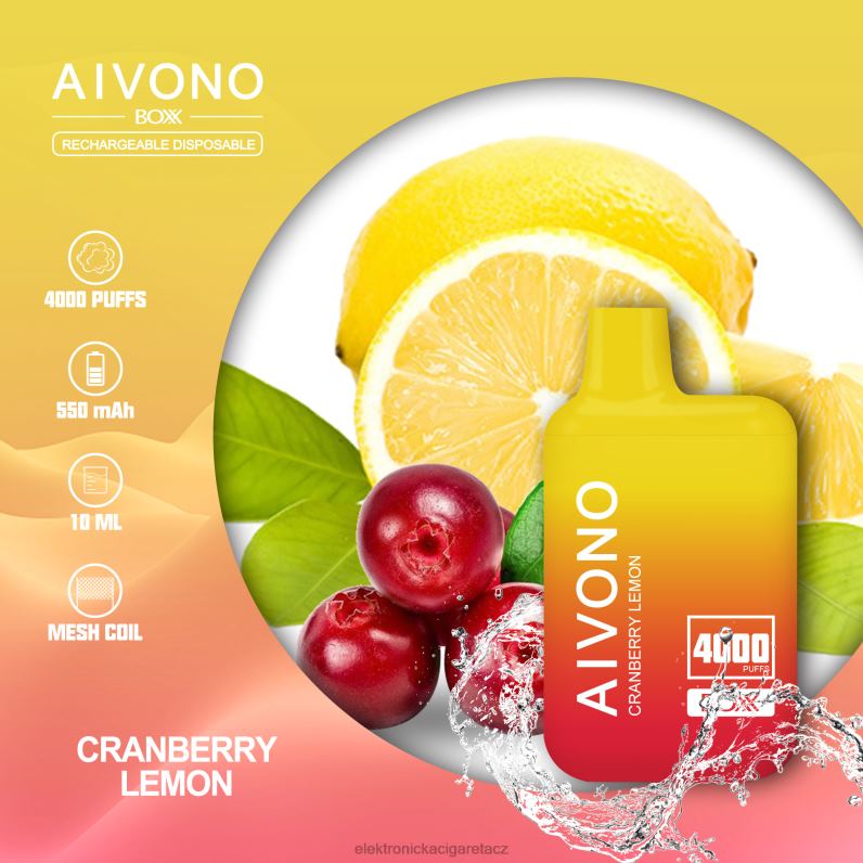 brusinkový citron