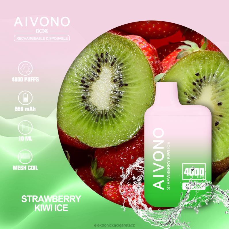 jahodový kiwi led