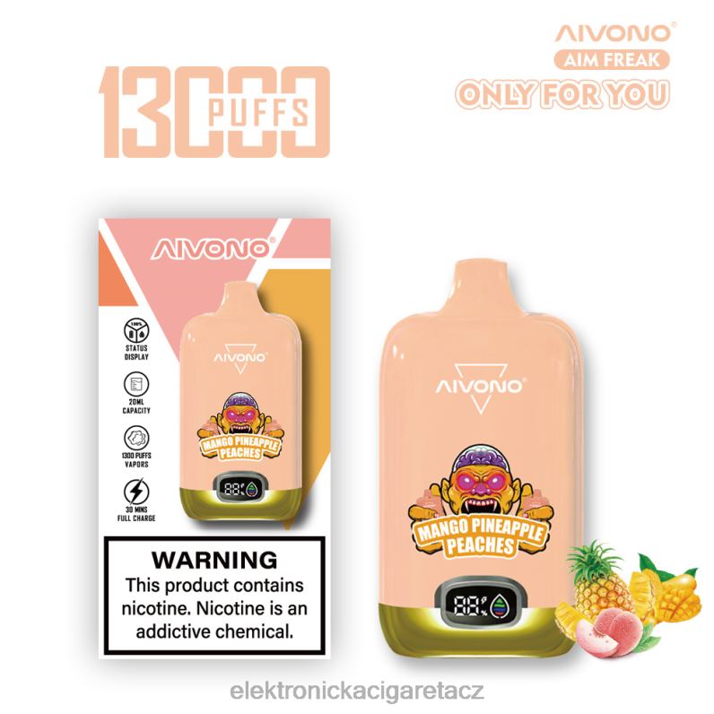 mango ananas broskve