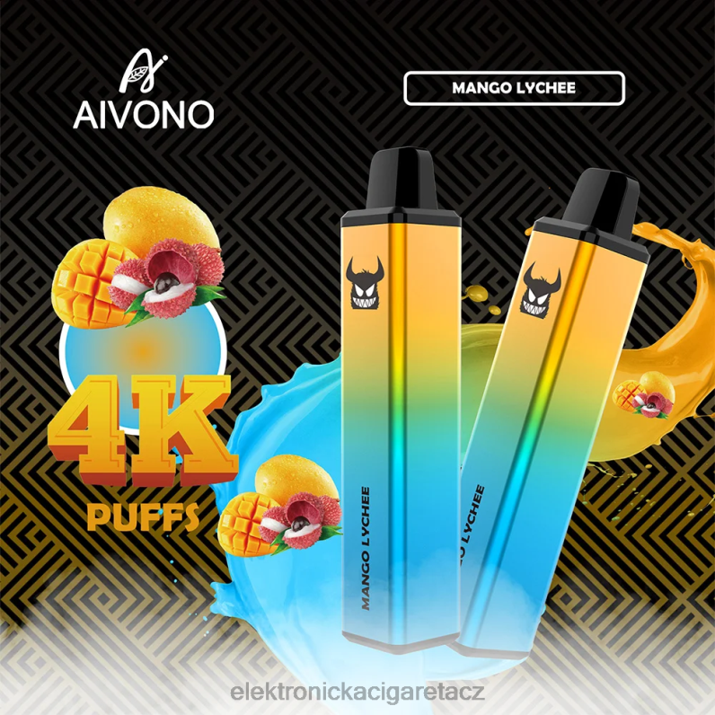 Aivono AIM FREAK 4000 mangové liči TXXPF262 - Elektronická Cigareta Do Letadla