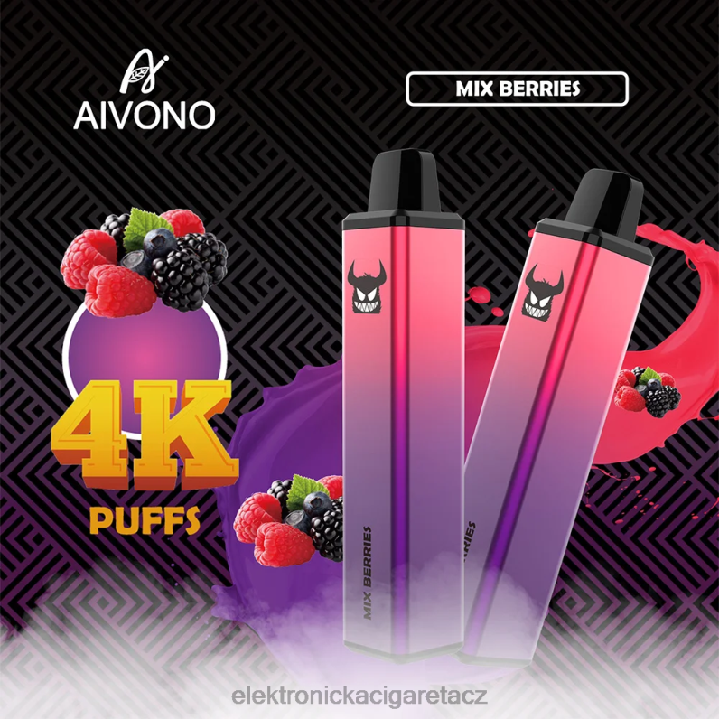 Aivono AIM FREAK 4000 smíšené bobule TXXPF260 - Elektronická Cigareta Vuse