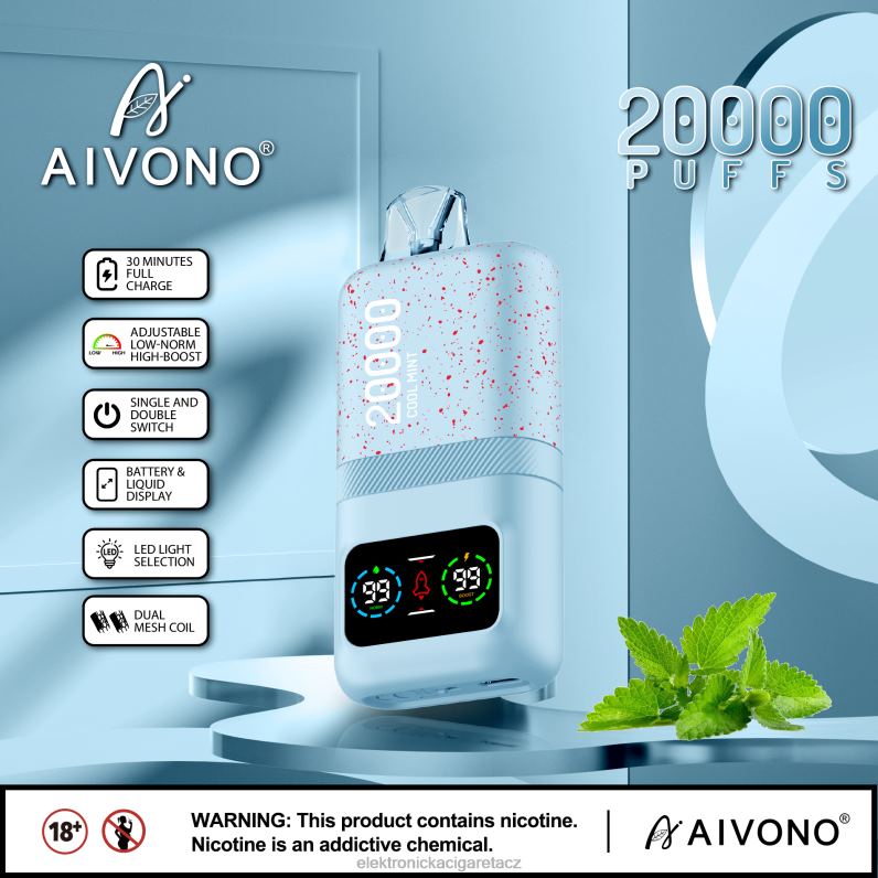 Aivono AIM magic 20 000 chladná máta TXXPF84 - Elektronická Cigareta Oxva