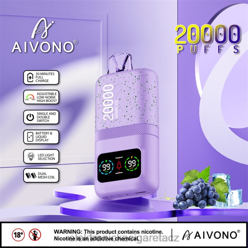 Aivono AIM magic 20 000 hroznový led TXXPF86 - Elektronická Cigareta Doplnovaci