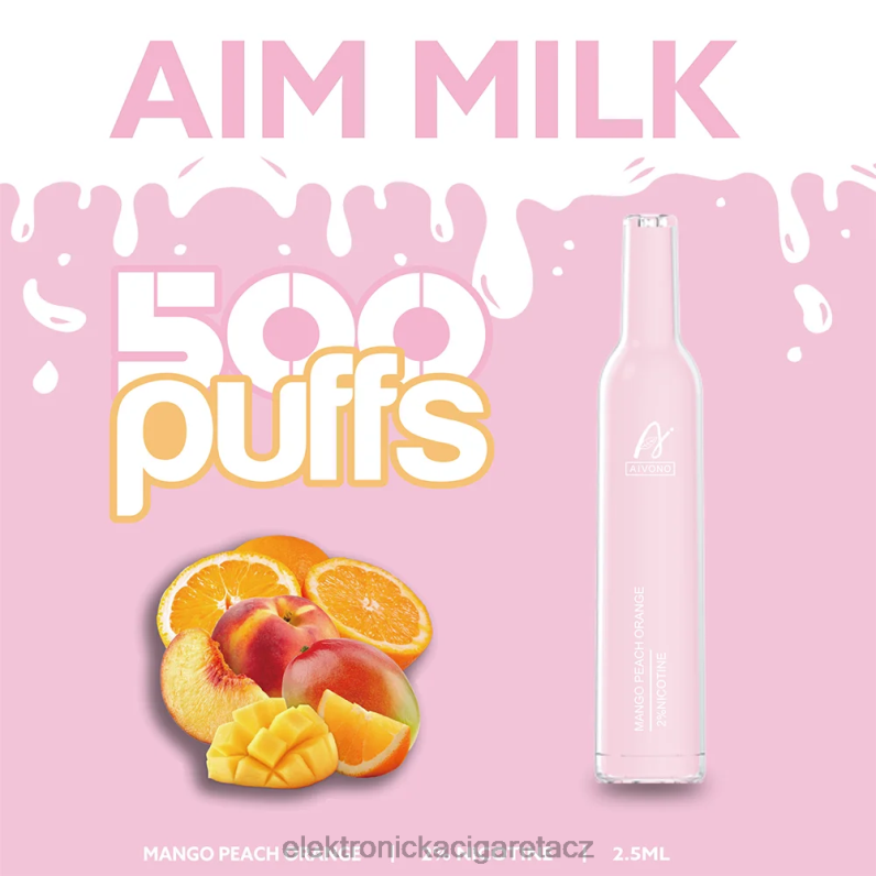 Aivono AIM MILK 500 mango broskev pomeranč TXXPF269 - Elektronická Cigareta Iqos