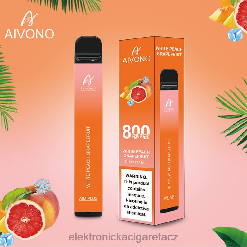 bílý broskvový grapefruit
