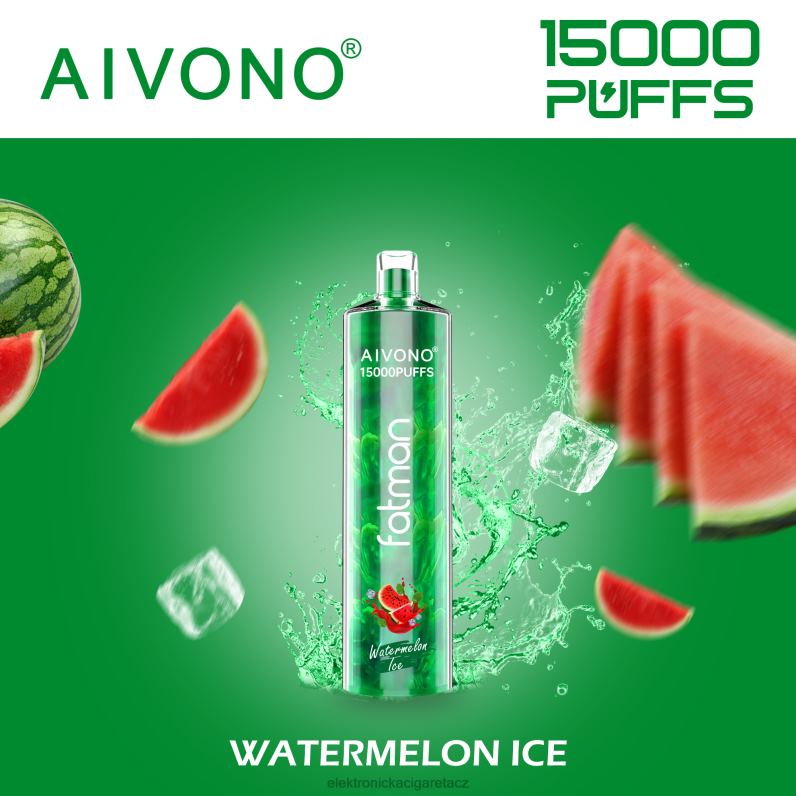 Aivono FATMAN 15 000 melounový led TXXPF12 - Elektronická Cigareta Do Letadla