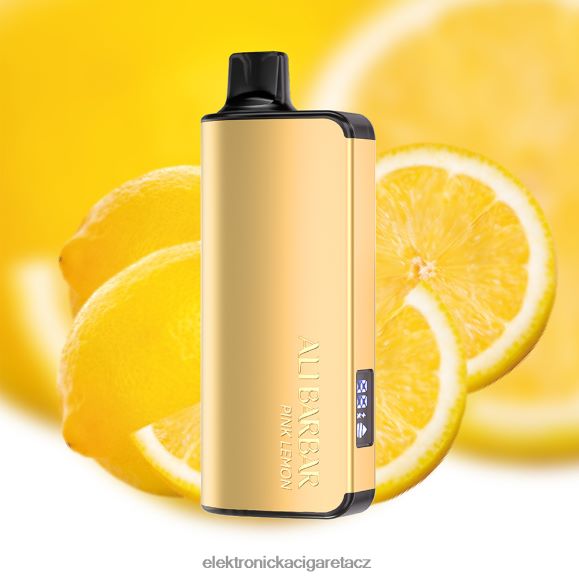 Alibarbar Ingot 9000 jednorázové vapky růžový citron L8P84D23 - Elektronická Cigareta Vape