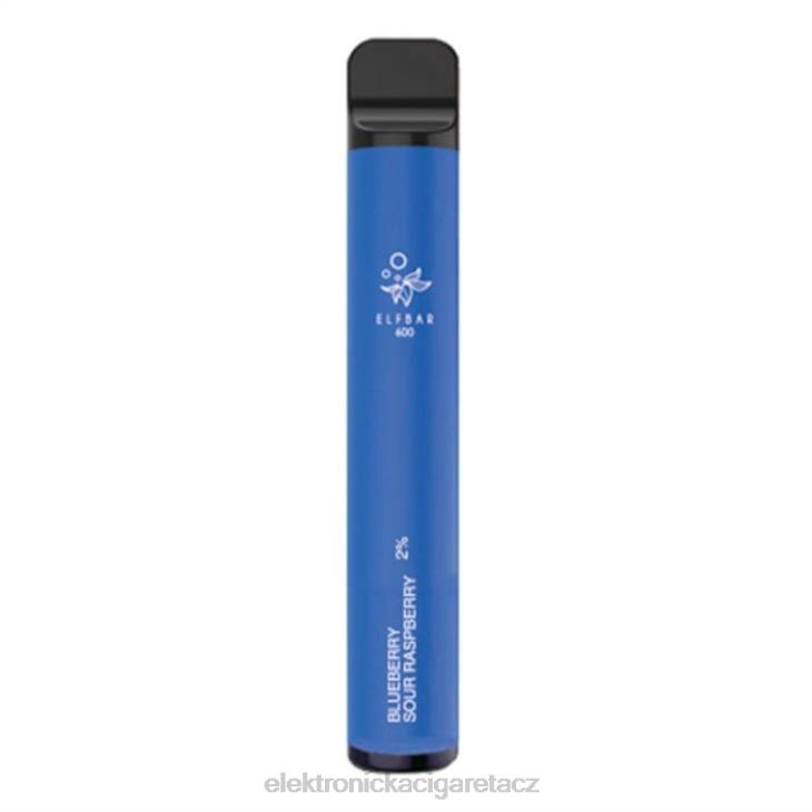 elektronická cigareta vape 668X103 borůvka kyselá malina ELFBAR 600