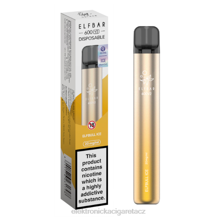 elektronická cigareta do letadla 668X282 elfbull led ELFBAR 600V2 20 mg