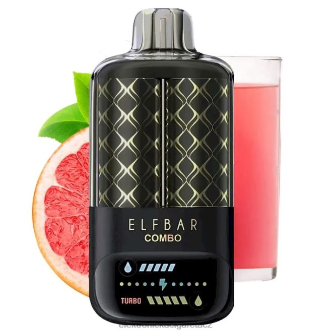 Elektronická Cigareta Cz 4884011 Elf Bar Combo 25 000 růžová limonáda a grapefruit