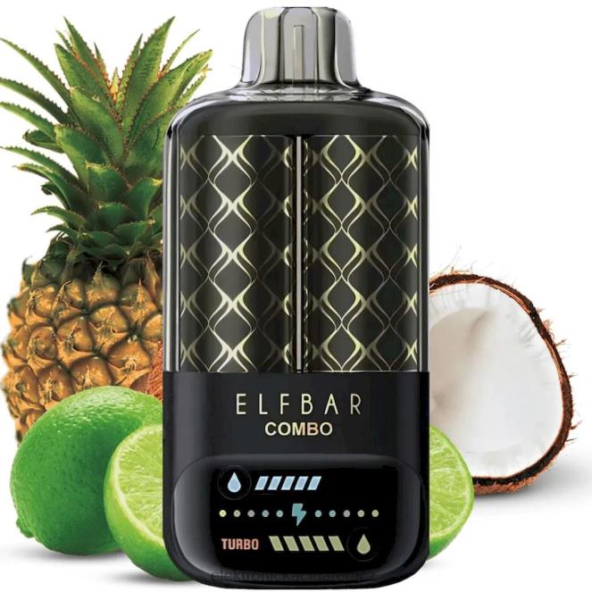 Elektronická Cigareta Jednorázová 488405 Elf Bar Combo 25 000 limetka a ananas