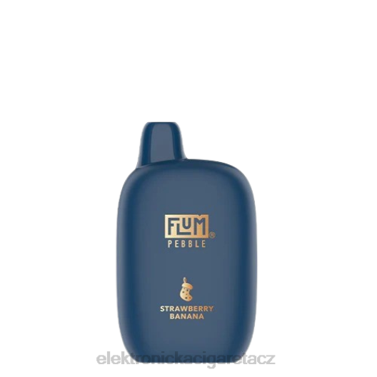 FLUM PEBBLES 6000 tahů (vánoční edice) jahodový banán R42612 - Elektronická Cigareta Do Letadla