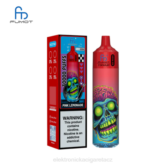 Fumot Tornado 30k hudby růžová limonáda PJNR23 - Elektronická Cigareta Vape