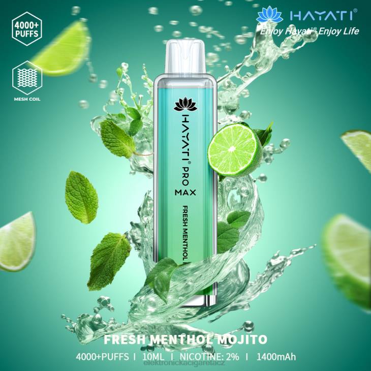 čerstvé mentolové mojito