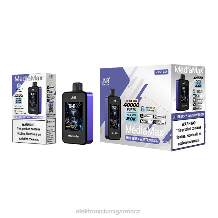 JNR MediaMax 40 tis 4Z8JR12 borůvkový meloun elektronická cigareta do letadla