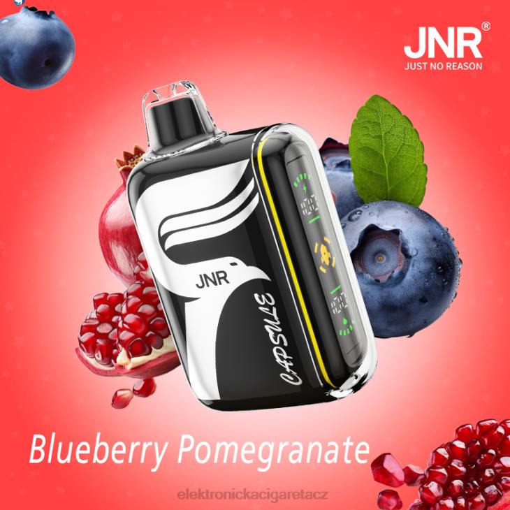 elektronická cigareta bez nikotinu 668X601 borůvka-granátové jablko JNR CAPSULE