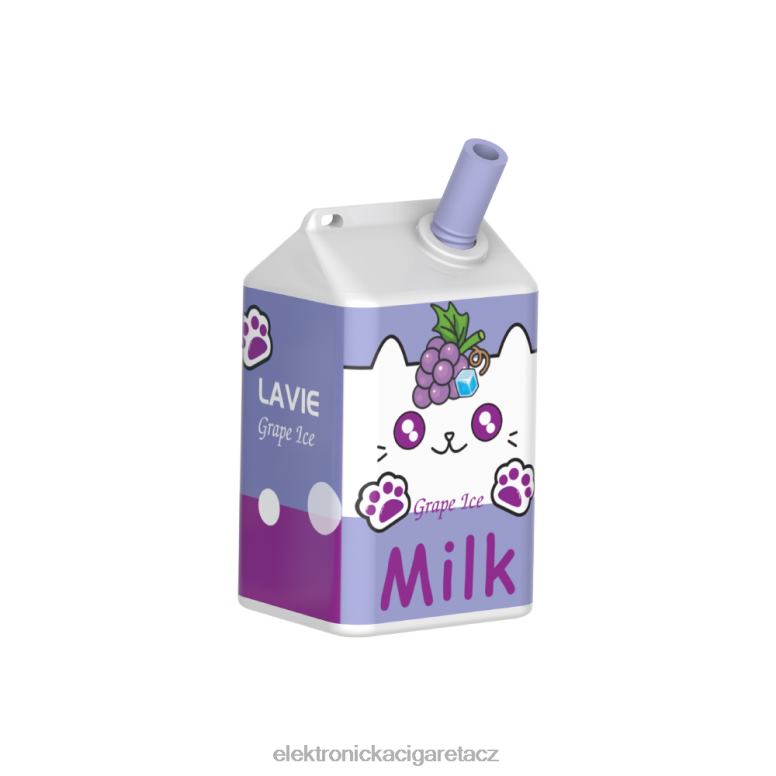 LAVIE MILK 7000 šluků hroznový led Z0J06186 - Elektronická Cigareta Doplnovaci
