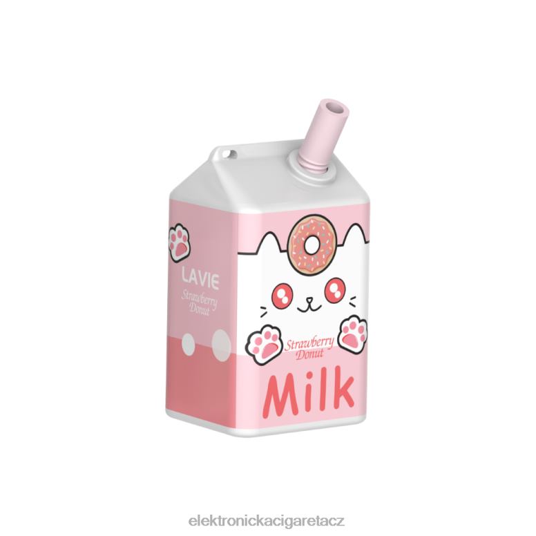 LAVIE MILK 7000 šluků jahodový donut Z0J06177 - Elektronická Cigareta Na Liquid