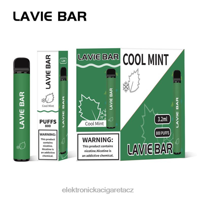 LAVIE BAR 800 potahů chladná máta Z0J06311 - Elektronická Cigareta Bez Nikotinu