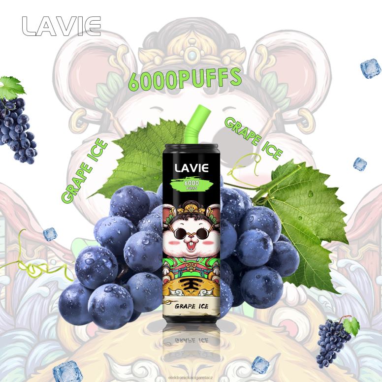 LAVIE Coke BAR 6000 šluků hroznový led Z0J06269 - Elektronická Cigareta Iqos