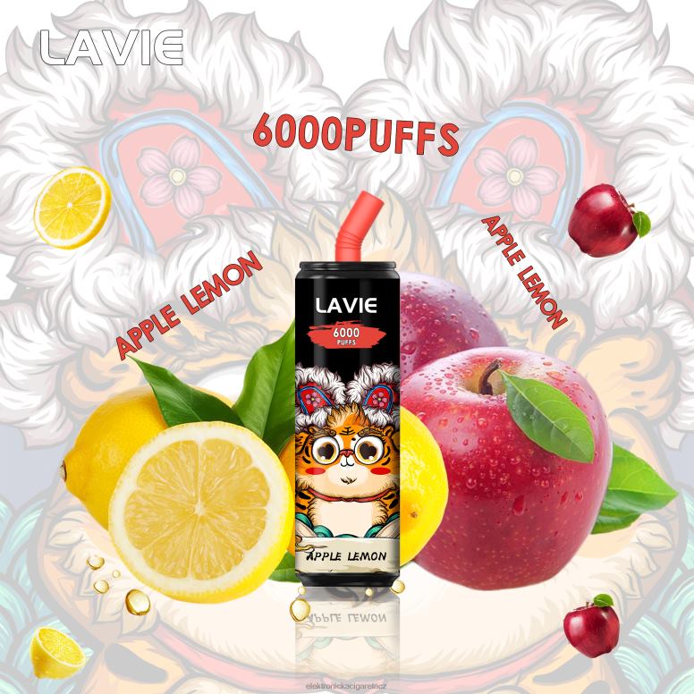 LAVIE Coke BAR 6000 šluků jablko citron Z0J06275 - Elektronická Cigareta Jednorázová