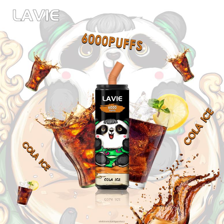 LAVIE Coke BAR 6000 šluků kolový led Z0J06276 - Elektronická Cigareta Doplnovaci