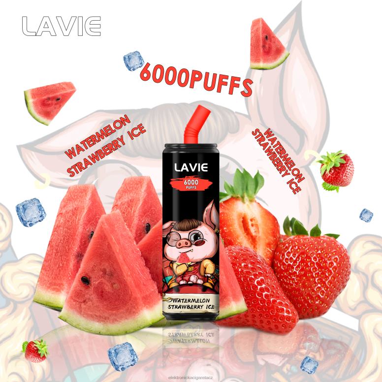 LAVIE Coke BAR 6000 šluků meloun jahodový led Z0J06267 - Elektronická Cigareta Na Liquid