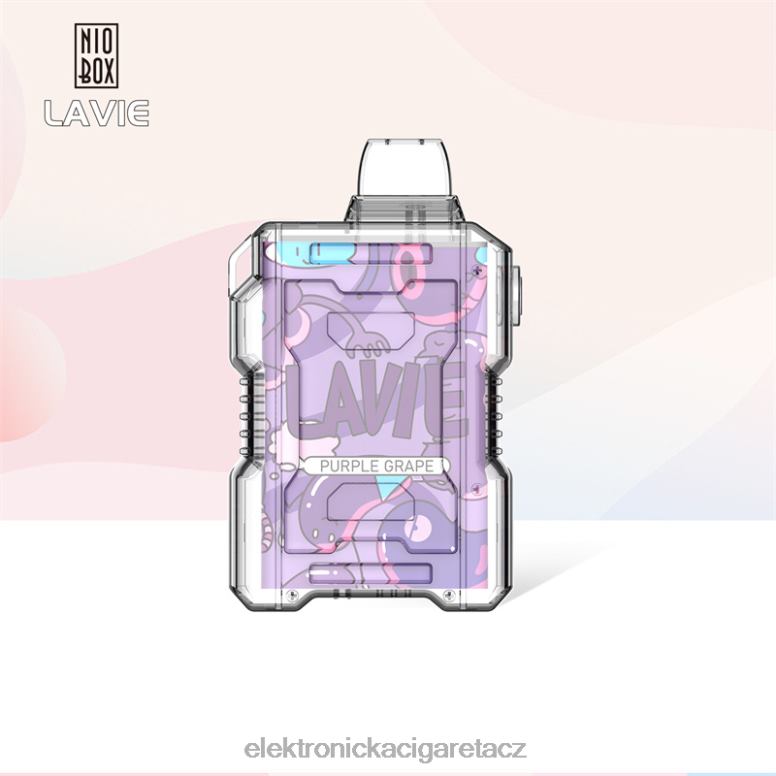 LAVIE NIO BOX 9000 šluků fialové hrozny Z0J06192 - Elektronická Cigareta Do Letadla