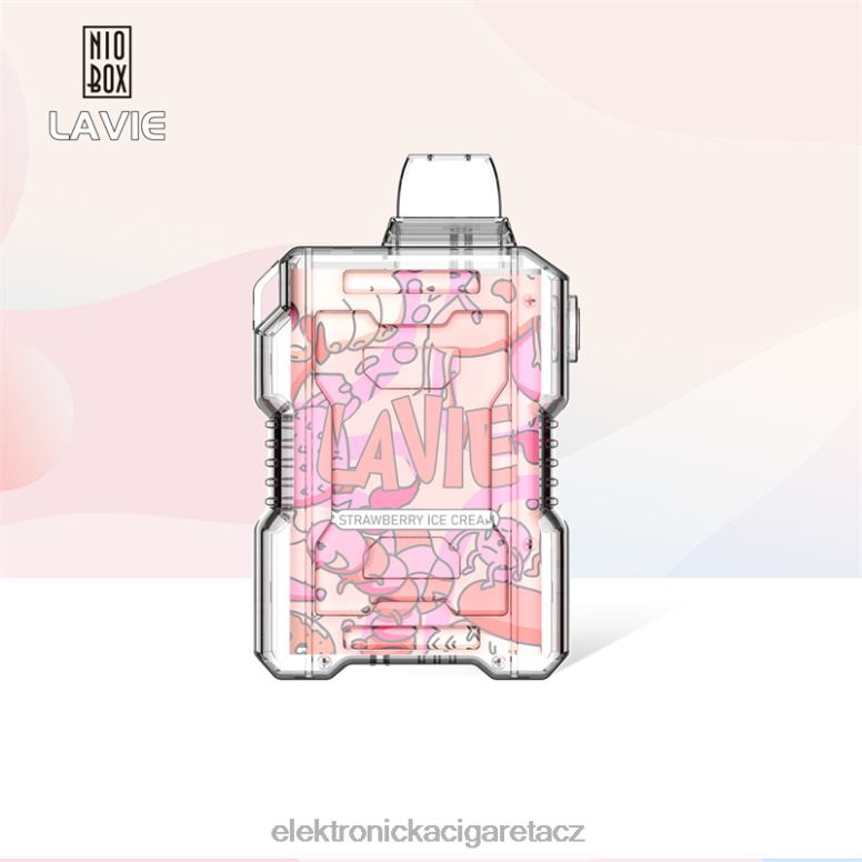LAVIE NIO BOX 9000 šluků jahodová zmrzlina Z0J06196 - Elektronická Cigareta Doplnovaci