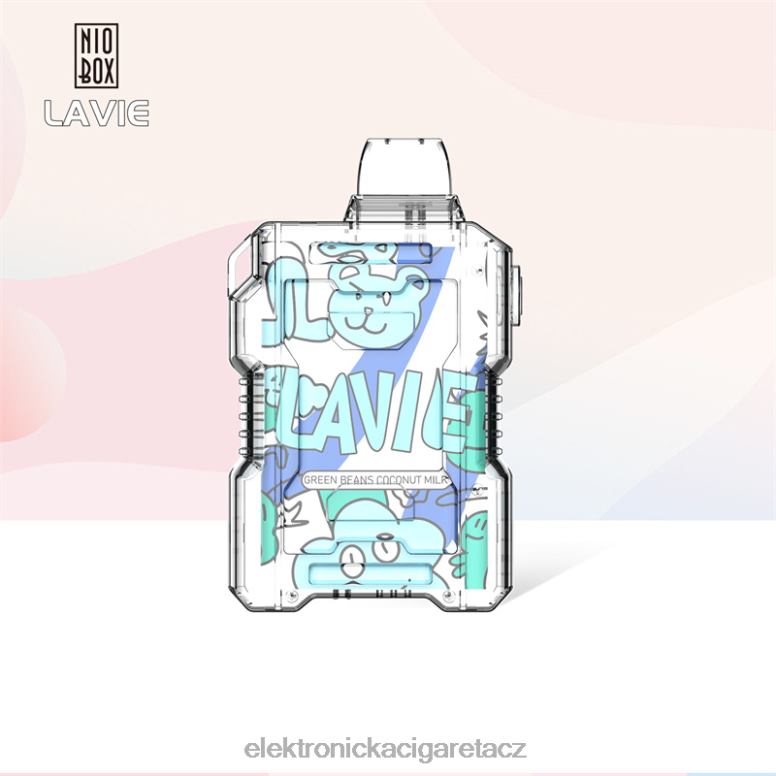 LAVIE NIO BOX 9000 šluků zelené fazolky kokosové mléko Z0J06188 - Elektronická Cigareta Venix