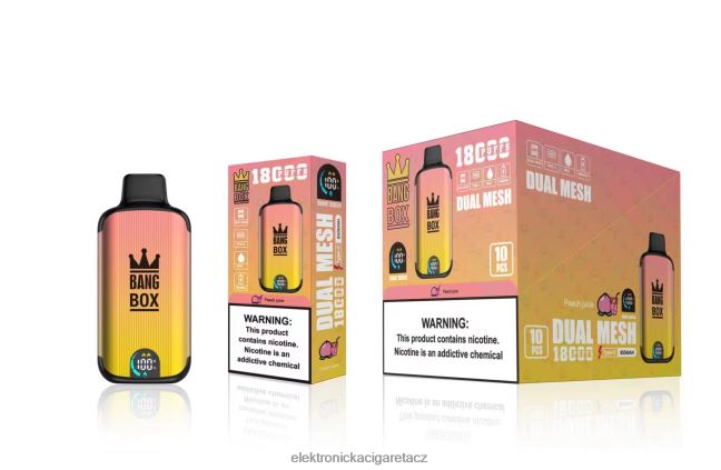 Bang Box 18 000 tahů broskvová šťáva Z28FJ691 - Elektronická Cigareta Vape