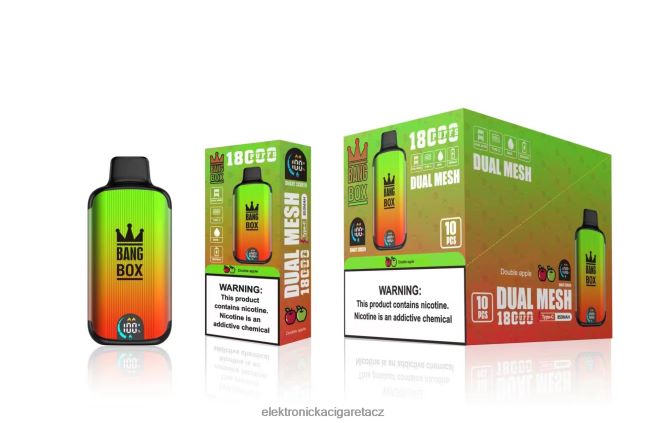 Bang Box 18 000 tahů dvojité jablko Z28FJ693 - Elektronická Cigareta Jednorázová