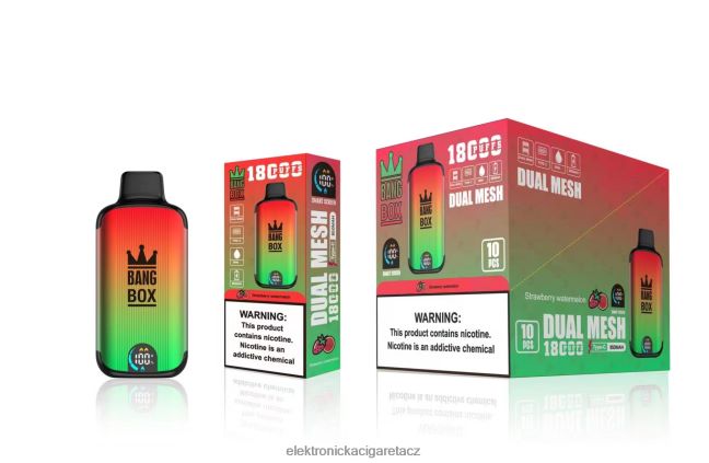 Bang Box 18 000 tahů jahodový meloun Z28FJ688 - Elektronická Cigareta Vuse