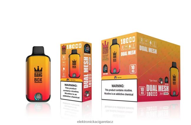 Bang Box 18 000 tahů tygří krev Z28FJ694 - Elektronická Cigareta Doplnovaci