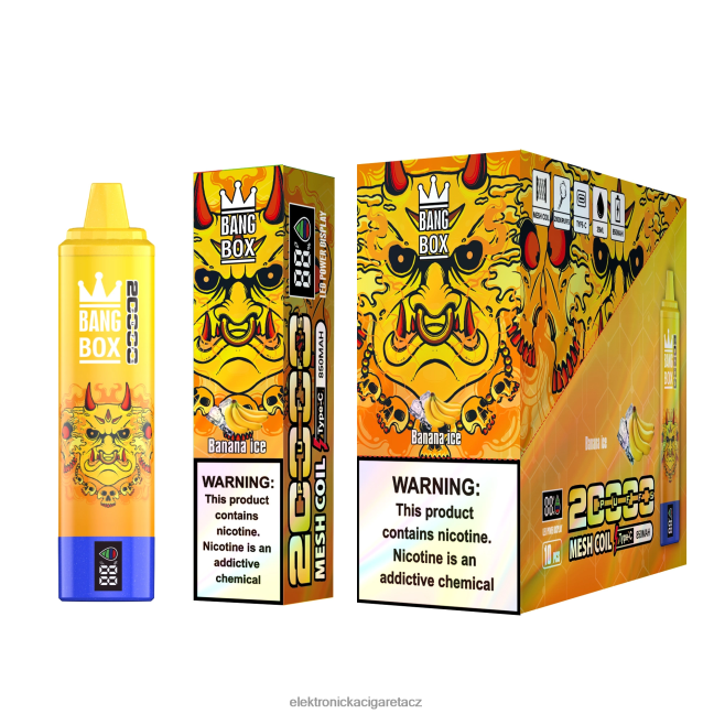 Bang Box 20 000 banánový led Z28FJ657 - Elektronická Cigareta Do Letadla