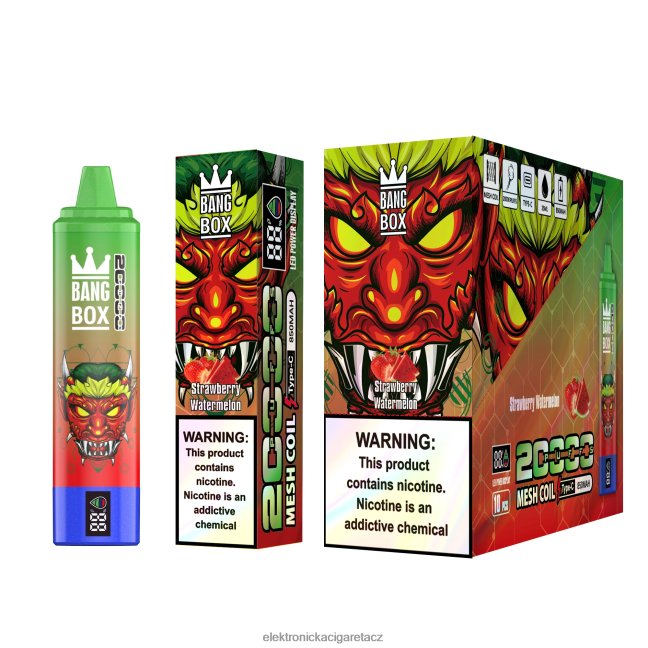 Bang Box 20 000 jahodový meloun Z28FJ652 - Elektronická Cigareta Na Liquid