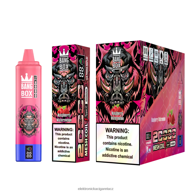 Bang Box 20 000 malinový meloun Z28FJ653 - Elektronická Cigareta Venix