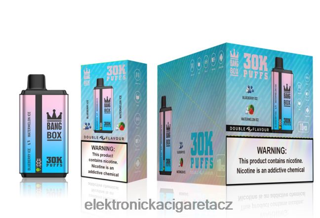 Bang Box 30 000 tahů duální příchutě borůvkový a melounový led Z28FJ669 - Elektronická Cigareta Bez Nikotinu