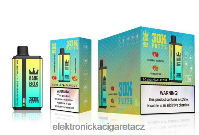 Bang Box 30 000 tahů duální příchutě jahodový meloun & jahodové kiwi Z28FJ664 - Elektronická Cigareta Doplnovaci