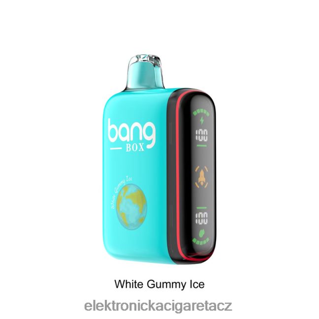 Bang Box Inteligentní displej napájení 9000-18000 tahů bílý gumový led Z28FJ630 - Elektronická Cigareta Vuse