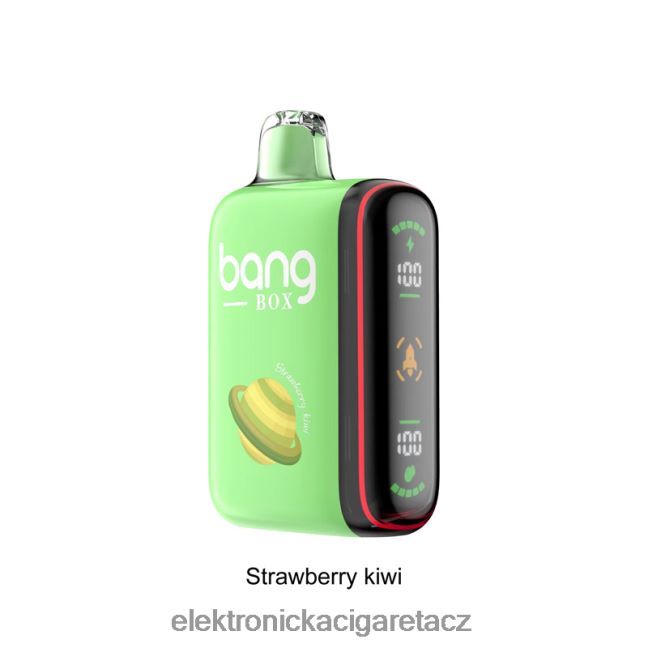 Bang Box Inteligentní displej napájení 9000-18000 tahů jahodové kiwi Z28FJ627 - Elektronická Cigareta Na Liquid