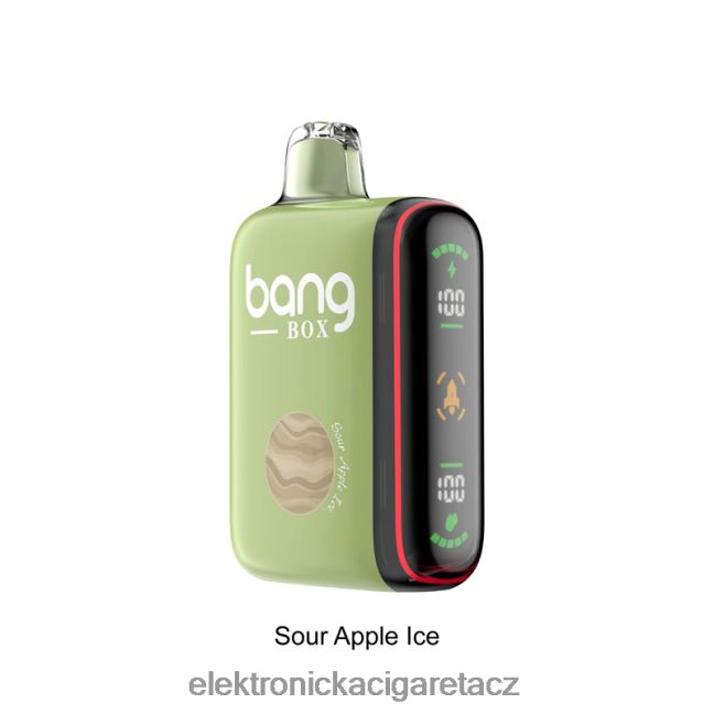 Bang Box Inteligentní displej napájení 9000-18000 tahů kyselý jablečný led Z28FJ628 - Elektronická Cigareta Venix