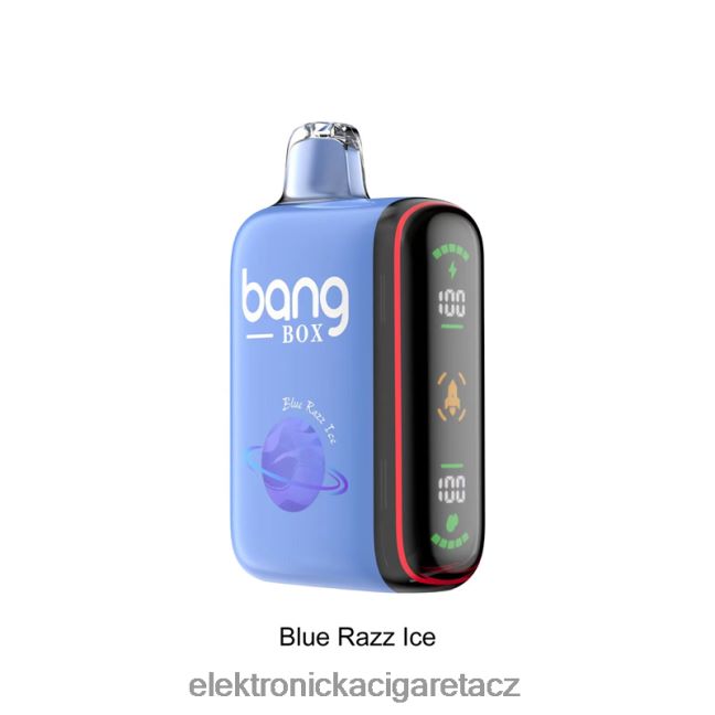Bang Box Inteligentní displej napájení 9000-18000 tahů modrý razz led Z28FJ626 - Elektronická Cigareta Doplnovaci