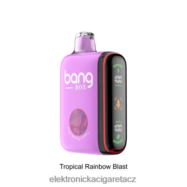 Bang Box Inteligentní displej napájení 9000-18000 tahů tropický duhový výbuch Z28FJ636 - Elektronická Cigareta Doplnovaci