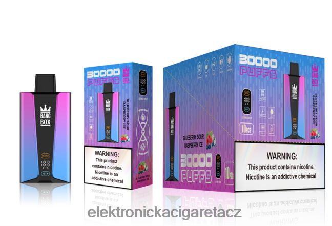 Bang Box Inteligentní obrazovka 30 000 tahů borůvkový kyselý malinový led Z28FJ681 - Elektronická Cigareta Vape