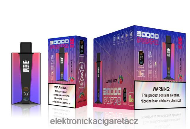 Bang Box Inteligentní obrazovka 30 000 tahů džus z džungle Z28FJ678 - Elektronická Cigareta Vuse
