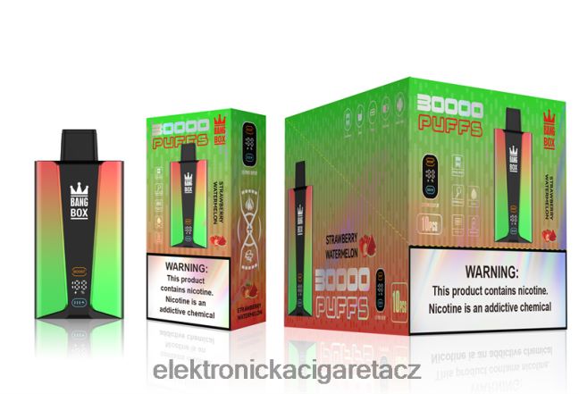 Bang Box Inteligentní obrazovka 30 000 tahů jahodový meloun Z28FJ675 - Elektronická Cigareta Na Liquid